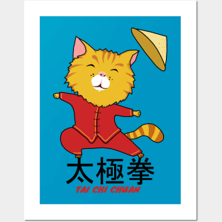 Tai Chi Chuan Cat Posters and Art